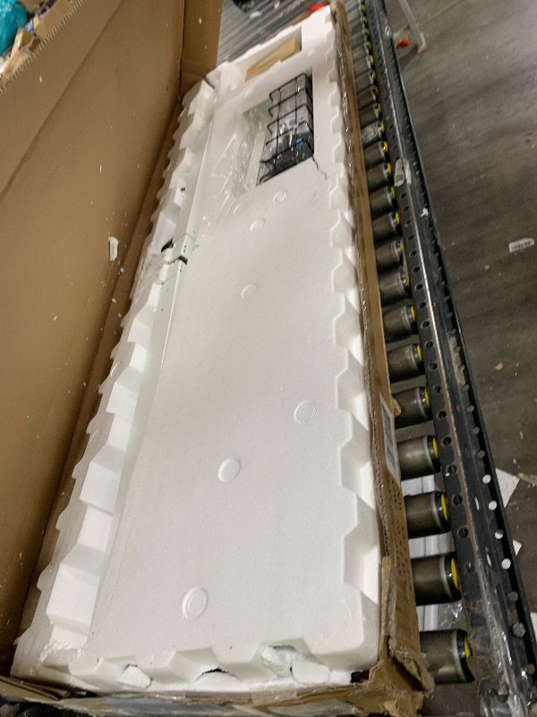 Photo 1 of SHW 55 x 28 Inches Electric Height Adjustable Standing Desk with Drawer and Memory Preset, Maple