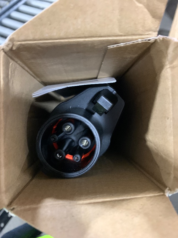 Photo 1 of Lectron Tesla to J1772 EV Charging Adapter – NACS Converter, 48 Amp & 250V, Compatible with Tesla High Powered Connectors, Destination Chargers & Mobile Connectors for J1772 Electric Vehicles (Black)