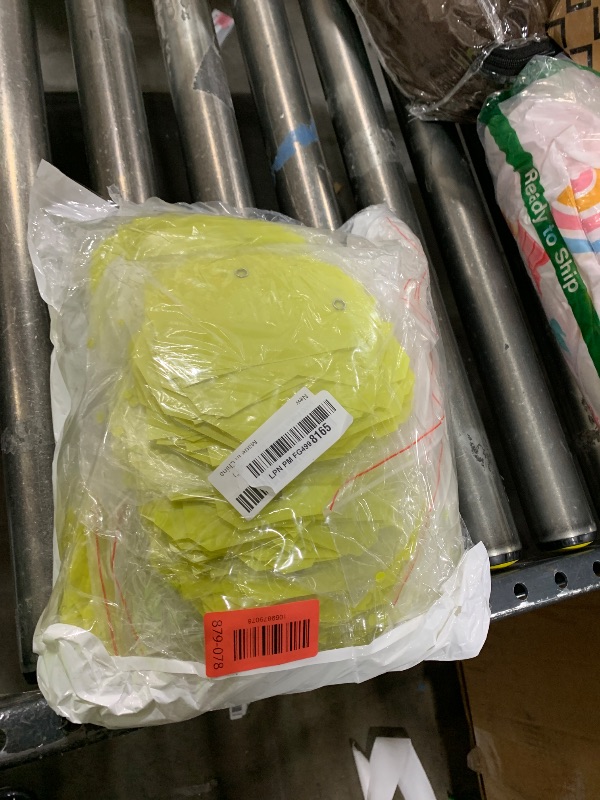 Photo 1 of 1000 Pieces Plastic Shipping Tags with wire Labeling Tags Waterproof Hang Tags with Reinforcement Hole Writable Luggage tag Loops for Equipment Inventory Parts Garage Storage (Yellow, 4 3/4" x 2 3/8")
