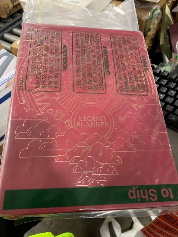 Photo 1 of Legend Planner PRO Hourly Schedule - Weekly & Daily Organizer with Time Slots. Appointment Book Journal for Work & Personal, A4 (Wine Red)