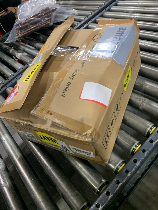 Photo 1 of Furologee Kitchen Bakers Rack with Hutch, Coffee Bar Station 4 Tiers, Microwave Oven Stand with 6 S Hooks and Pegboard, Kitchen Microwave Rack for Spice Organizer Workstation, Rustic Brown