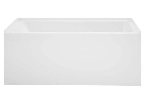 Photo 1 of Swiss Madison Voltaire 54" Three Wall Alcove Acrylic Soaking Tub with Right Drain and Overflow
