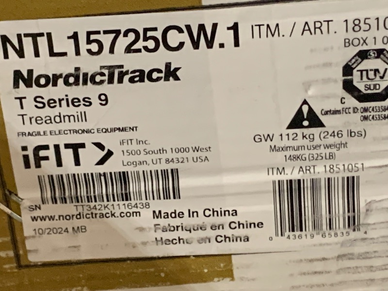 Photo 1 of NordicTrack T Series 9 Treadmill
