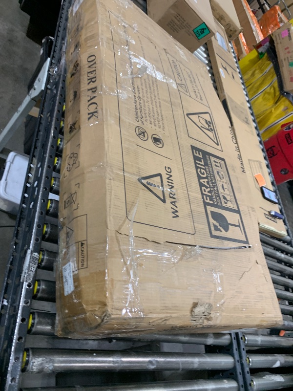 Photo 1 of LIVELYGLOW Vanity Desk with Mirror and Lights, Makeup Vanity with Drawer & Storage Shelves, Cabinet, 3 Lighting Modes Adjustable Brightness,White
