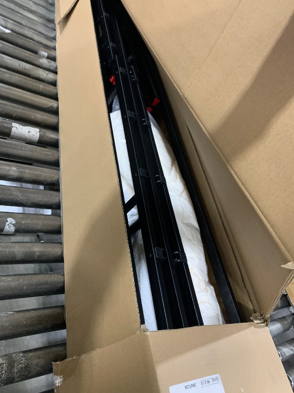 Photo 1 of Amazon Basics Smart Box Spring Bed Base, 9-Inch Height Mattress Foundation, Tool-Free Easy Assembly, King, 79" L x 75.5" W x 9" H, White