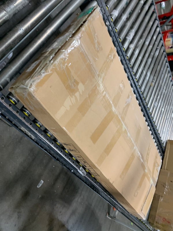 Photo 1 of HAOARA Full Size Platform Bed Frame with Upholstered Button Tufted Headboard, Mattress Foundation with Wooden Slat Support, Noise Free, No Box Spring Needed, Easy Assembly, Dark Grey