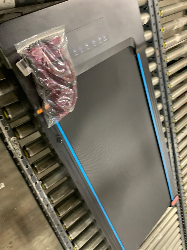 Photo 1 of Walking Pad with Auto Incline, Under Desk Folding Treadmill with Remote Control and LED Display for Home Office, 3HP Portable Walking Jogging Running Machine, 300 LB Capacity