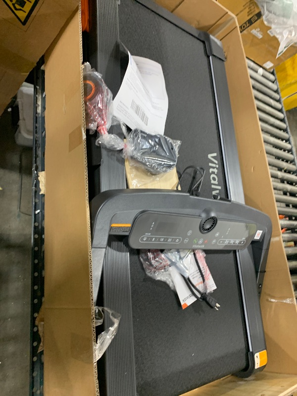 Photo 1 of Foldable Treadmill with Auto Incline - Vitalwalk Commercial 48"x18" Wide Running Belt, 20% / 15% Incline, 10MPH, 3.5HP Brushless, Walking Pad Treadmill for Home, Auto Folding, No Installation, 350LBS