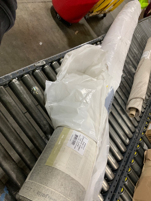 Photo 1 of Loloi Chris Loves Julia Polly Collection POL-11 Graphite/Pebble 7'-9" x 9'-9" Area Rug