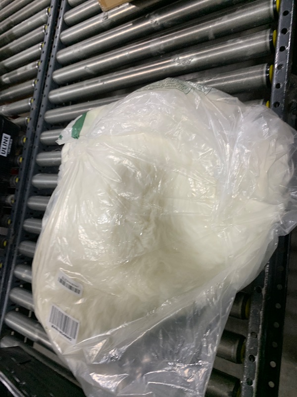 Photo 1 of Kopal Genuine Australian Sheepskin Rug, Real Lambskin Area Rug, 2x6 ft Double Pelt, Natural White