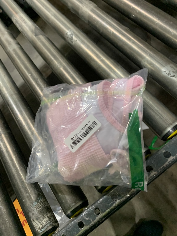 Photo 1 of Fanuerg Women's Ribbed Bikini Sets Scoop Neck Cheeky Swimsuit Textured Two Piece Bathing Suit Light Pink M