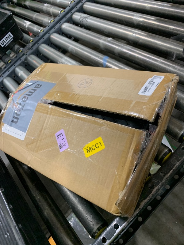 Photo 1 of HOOBRO Shoe Rack, 4 Tier Shoe Storage Organizer with 3 Oxford Fabric Shelves and Top Panel, Holds 12-16 Pairs of Shoes for Entryway and Closet, Industrial, Greige BG47XJ01G1-/