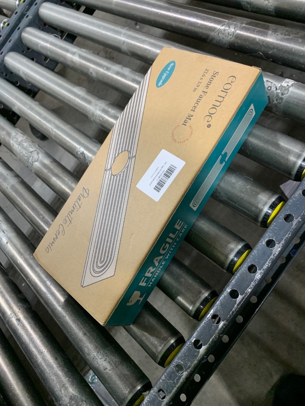 Photo 1 of Stone Kitchen Sink Faucet Mat, Premium Upgraded Diatomite Drying Stone Mat & Sink Protector Splash Guard - Prevent Moisture Drying Stone Tray for Kitchen Counter (23.6" x 3.9", Dishwasher Safe)