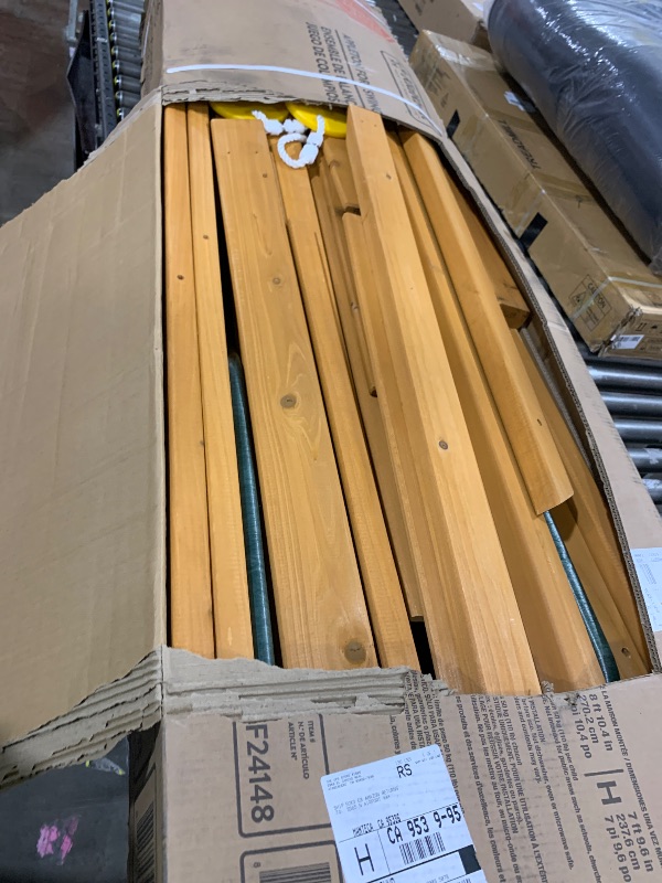 Photo 1 of KidKraft Appleton Wooden Swing Set, (Amazon Exclusive)