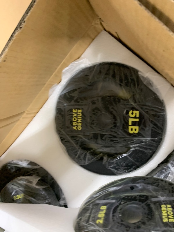 Photo 1 of AboveGenius Barbell Weight Set for Lifting, 45 LB Weight Bar Set with Adjustable Free Weights for Workout Bar for Exercise Build Muscle in Home Gym