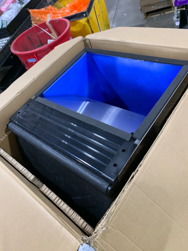 Photo 1 of VEVOR Commercial Ice Maker Storage Bin, 250LBS Capacity Ice Bin, Stainless Steel Ice Storage Bin with Filter and Adjustable Anti-slip Rubber Feet, Suitable for Restaurant Hotel and Beverage Shops