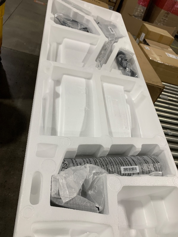 Photo 1 of SCREEN IS HEAVILY DAMAGED SELLING FOR PARTS**************** msi MPG 491CQPX QD-OLED 49-inch QD-OLED 5120 x 1440 (DQHD) Computer Monitor, 240Hz, Adaptive-Sync, HDMI, Display Port, VGA Port, VESA Mountable, Tilt, Height Adjustable, Speaker, 0.03ms, Black