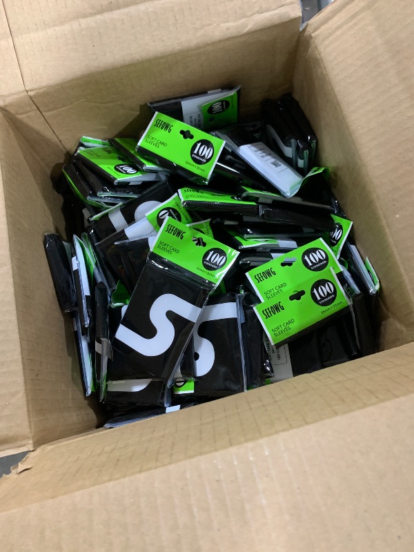 Photo 1 of 10000ct Clear Card Sleeves for Trading Cards, Baseball Sports Soft Sleeves, Ultra Soft Plastic Card Protector Sleeve for Football, MTG, PKM, Game, Standard Cards