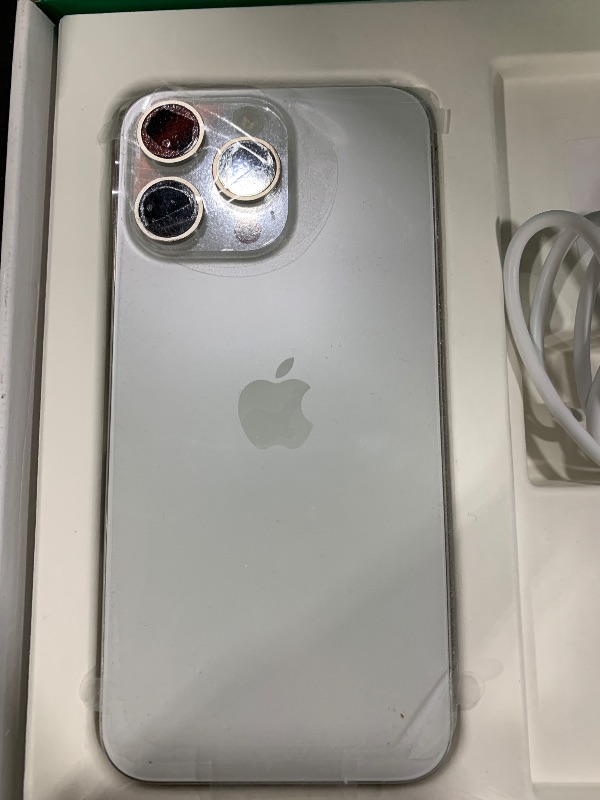 Photo 1 of Apple iPhone (Renewed Premium) 15 Pro Max, 512GB, White Titanium - Unlocked