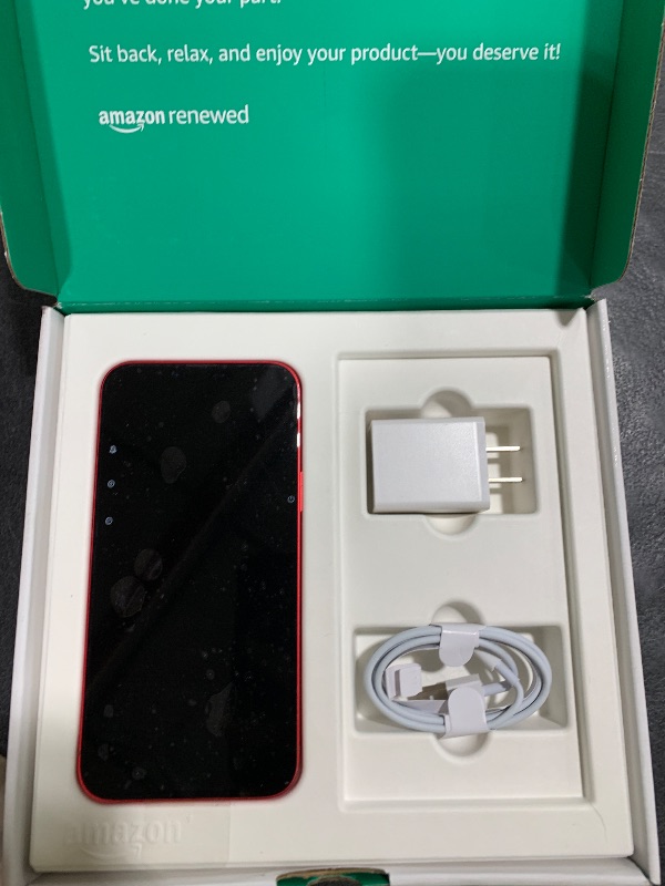 Photo 1 of Apple iPhone 14 Plus, 256GB, (PRODUCT)RED for Unlocked (Renewed Premium)