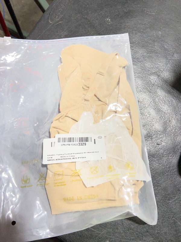 Photo 1 of BRABIC Tummy Control Shapewear for Women Seamless Shapewear Bodysuit Body Shaper Waist Trainer Body Suit(Beige, Large)