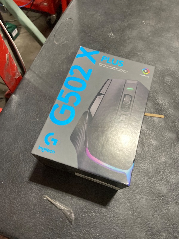 Photo 1 of Logitech G502 X Plus Wireless Gaming Mouse - Lightspeed Optical, LIGHTFORCE Switches, LIGHTSYNC RGB, Hero 25K Sensor for PC/Mac - Black