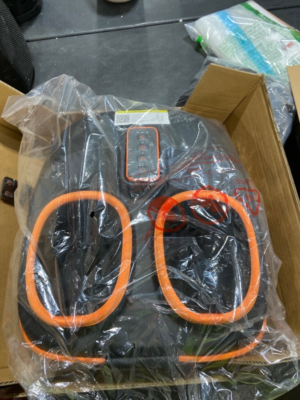 Photo 1 of POGGT Foot Massager Machine with Heat, Upgrade 6 Airbags 29 Nodes Deep Rolling, Compression, Ankle Kneading, Shiatsu Foot Massager for Neuropathy Plantar Fasciitis, Gifts for Men Women Fits Up to 13"