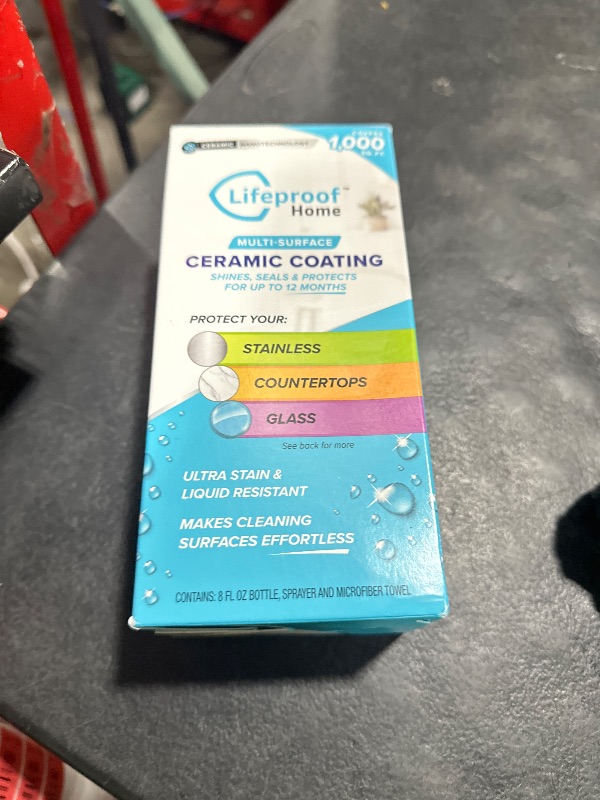 Photo 1 of Lifeproof Ceramic Coating Spray Kit - Shine, Seal & Protect Kitchen & Bath Surfaces, Repels Stains & Grime