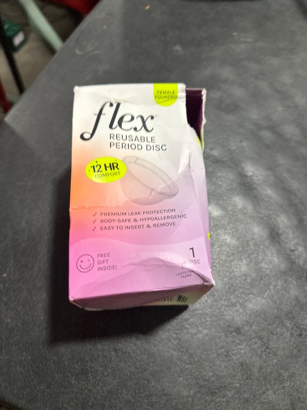 Photo 1 of Flex Reusable Disc | Reusable Menstrual Disc | Tampon, Pad and Cup Alternative | Capacity of 6 Super Tampons | Lasts for Years | HSA or FSA Eligible | Includes Carrying Pouch & 2 Free Disposable Discs