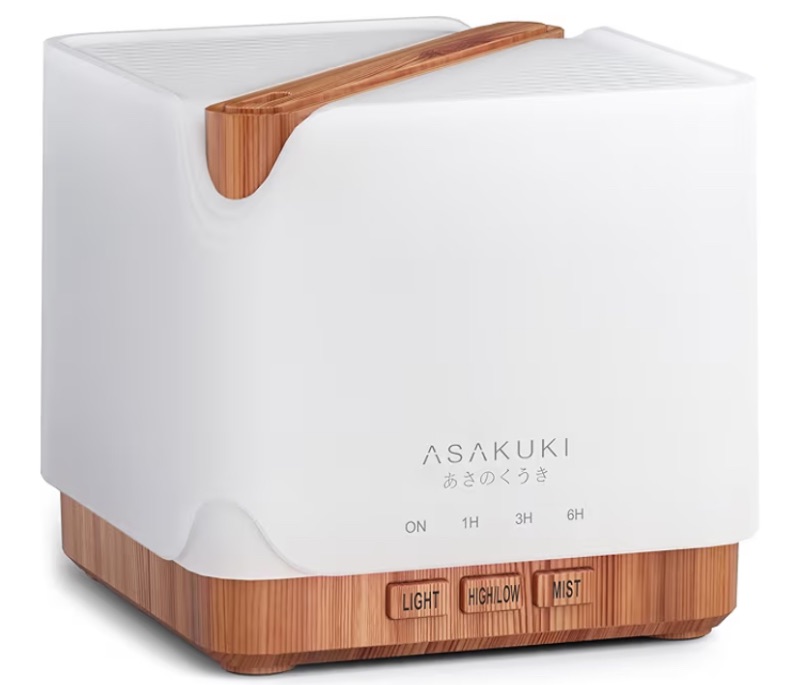 Photo 1 of ASAKUKI 700 ml Premium Essential Oil Diffuser, 5 in 1 Ultrasonic Aromatherapy Fragrant Oil Vaporizer Humidifier, Timer and Auto-Off Safety Switch, 7 LED Light Colors