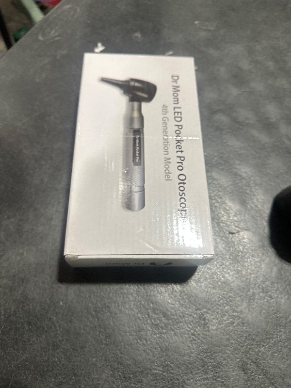 Photo 1 of 4th Generation Doctor Mom LED Pocket Pro Otoscope with Both Adult and Pediatric Disposable Specula Tips, Battery, and Protective Hard Plastic Case