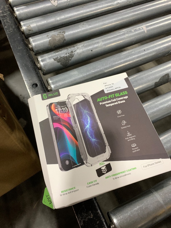 Photo 1 of iGluz 4+2 Pack for iPhone 16 Privacy Screen Protector with Camera Lens Protector 6.1 inch,9H+Tempered Glass[12FT Military Grade Shatterproof &100% Anti-Spy],3D Micro-Curved Edges[Longest Durable]