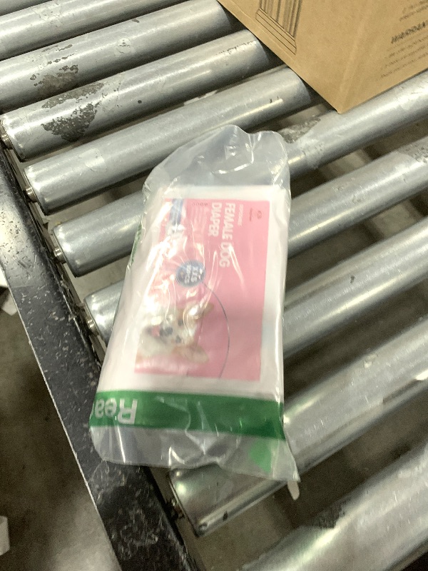 Photo 1 of Flying Paws Disposable Female Dog Diapers, Puppy Diapers with Adjustable Elastic Waistline for Female Dog or Cat in Heat,Incontinence, Diaper with Wetness Indicator, XXS-10 Count