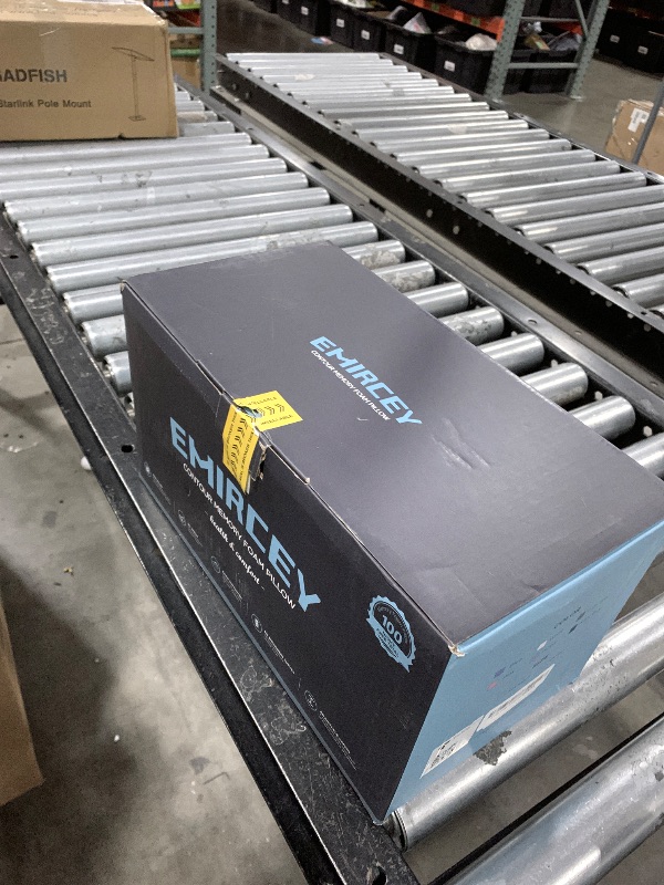 Photo 1 of Emircey Clinical-Level Relief Cervical Neck Pillow for Sleeping, Orthopedic Contour Memory Foam Pillow for Side Sleepers, Cooling Reading Pillow for Neck Relief, Ergonomic for Back Stomach Sleepers