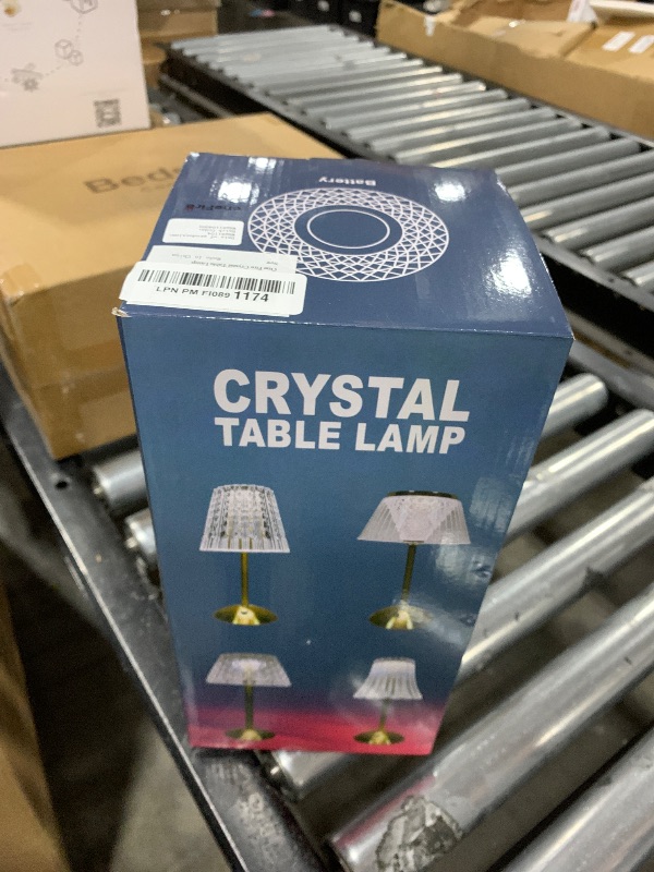 Photo 1 of ?3200mAh?Brass Table Lamp, 3 Colors+Dimmable+Touch Crystal Lamp LED Gold Lamp, Mood Lighting Mood Light, Brass Decor for Bedroom/Bathroom/Kitchen/Dinner/Bar/Entryway/Buffet, Traditional Home Decor