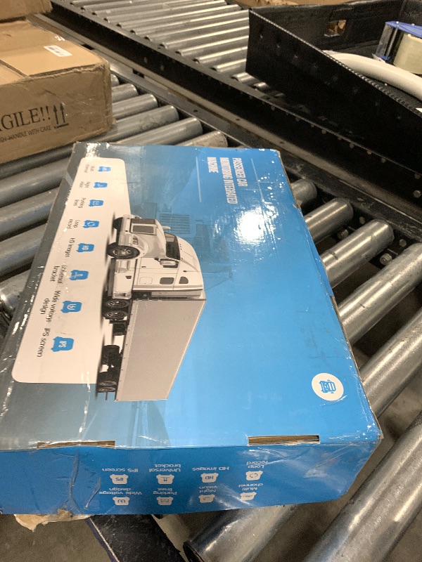 Photo 1 of RV Backup Camera with Carplay Android Auto for RV Horse Trailer Semi Box Truck,1080P HD 4 Splits 10.36" Touch Monitor Rear/Side Backup Cameras with Mirror Link FM Waterproof Night Vision DVR Recording