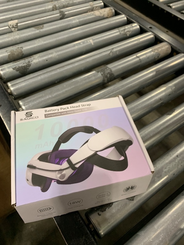 Photo 1 of 10000mAh Battery Head Strap for Meta Quest 3/3S - Elite Strap with Battery Pack Accessories Fast Charger to Extend Quest 3/3S 2-4H Playtime - VR Stocking Stuffers for Men - Mens Stocking Stuffers