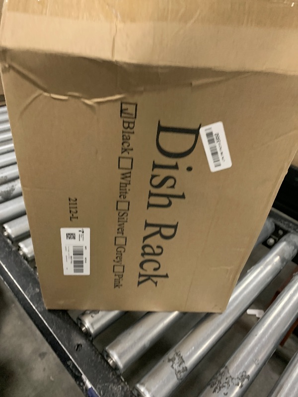 Photo 1 of SNTD Dish Drying Rack - Extendable Dish Rack, Large Sink Drying Dish Drainer for Kitchen Counter, Stainless Steel Dish Strainer with Utensil Holder (Black)