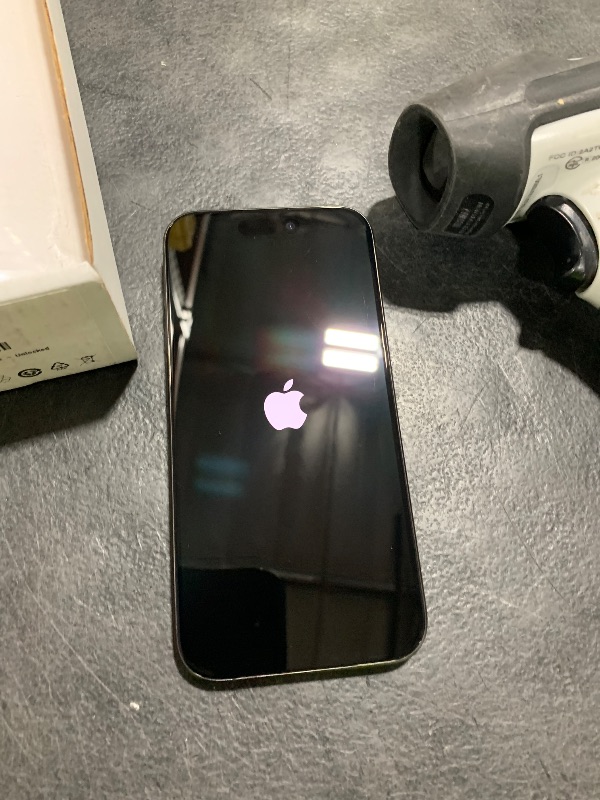 Photo 1 of Apple iPhone 15 Pro, 128GB, Black Titanium - Unlocked (Renewed)