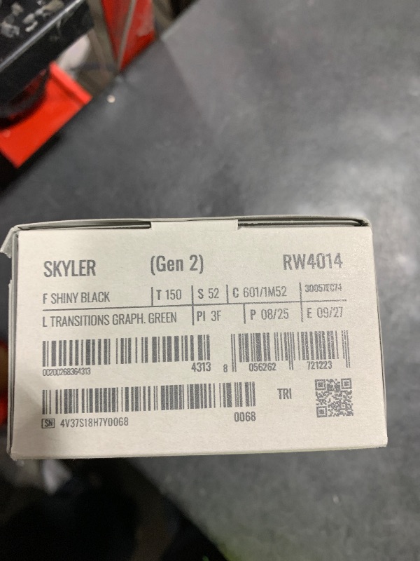 Photo 1 of Ray-Ban Meta (Gen 2), Skyler, Shiny Black | Smart AI Glasses for Men, Women — 2x Battery Life — 3K Ultra HD Resolution — 12 MP Ultra-Wide Camera, Audio, Video — Transitions® Graphite Green Lenses