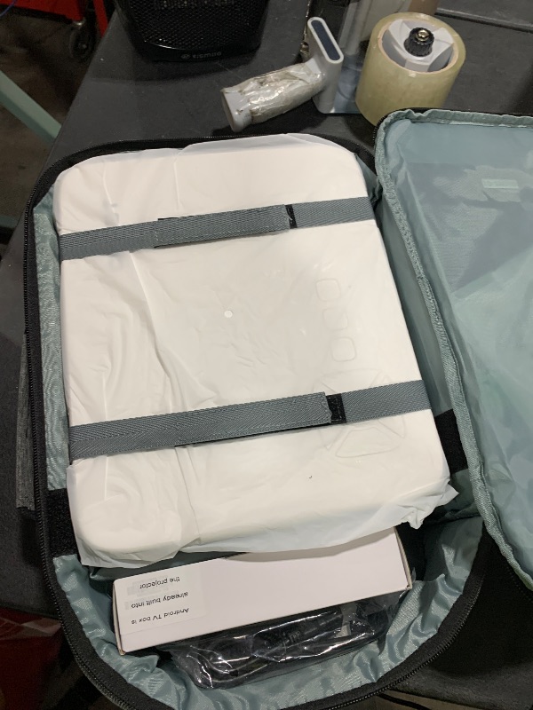 Photo 1 of *SEE NOTES** Google TV Projector 4K Support - CiBest Smart Projector with WiFi 6 and Bluetooth, Outdoor Movie Proyector Full-Sealed Optical Engine 3000 ANSI Home Ceiling Projector with Autofocus, Streaming Apps