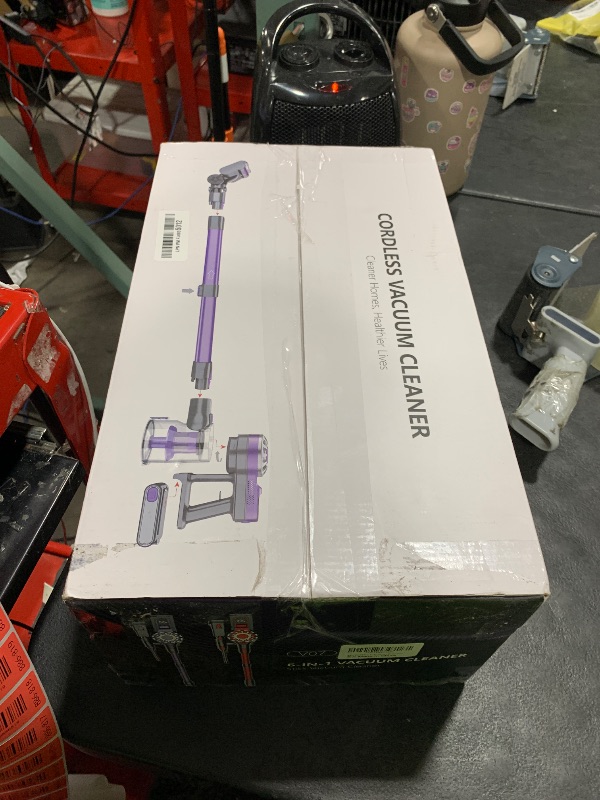 Photo 1 of Cordless Vacuum Cleaner,Vacuum Cleaners for Home with Super Suction,Lightweight Stick Vacuum with 35 Mins Runtime,Rechargeable Cordless Vacuum for Carpet, Tile, Pet Hair, Hardwood Floors(Dark Purple)