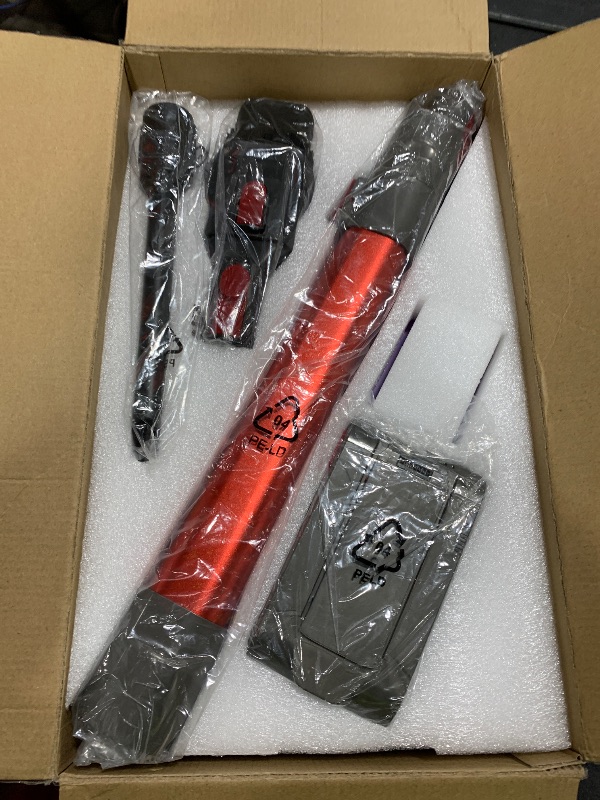 Photo 1 of **Battery doesnt charge---PARTIAL SET----**Cordless Vacuum Cleaner,Vacuum Cleaners for Home with Super Suction,Lightweight Stick Vacuum with 35 Mins Runtime,Rechargeable Cordless Vacuum for Carpet, Tile, Pet Hair, Hardwood Floors(Dark Red)