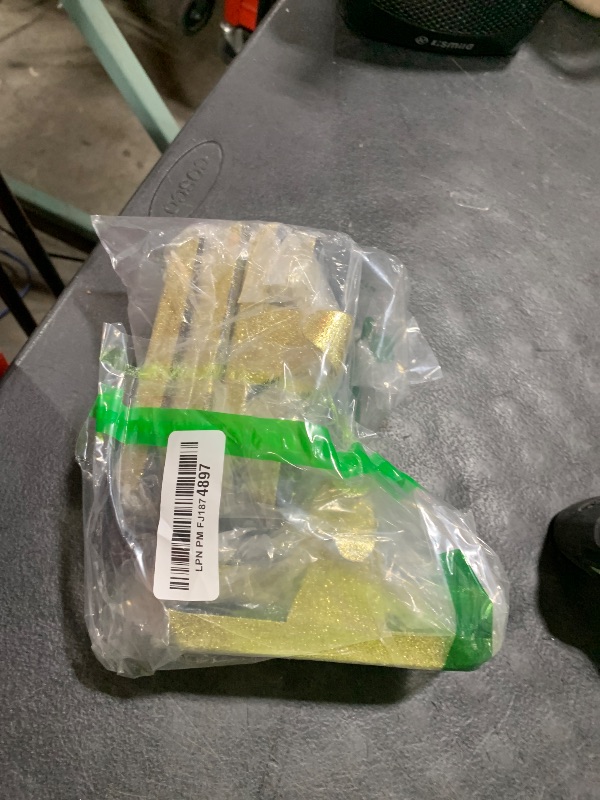 Photo 1 of [Glitter] Stocking Holders for Mantle Gold - Set 6, Metal Christmas Stocking Holder, Weighted Stocking Hangers with Non-Slip Protective Pad, Flat Stocking Holders for Mantle | TV Stand | Staircase