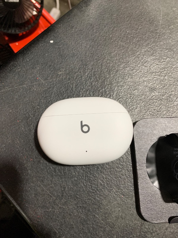 Photo 1 of Beats Studio Buds - True Wireless Noise Cancelling Earbuds - Compatible with Apple & Android, Built-in Microphone, IPX4 Rating, Sweat Resistant Earphones, Class 1 Bluetooth Headphones - White