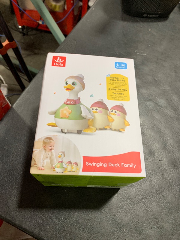 Photo 1 of HOLA Baby Toys 6-12 Months Musical Dancing Duck Toy Set with Mama and Babys Tummy Time Toys, Crawling and Interaction Modes 1 Year Old Girl Boy Baby Stocking Stuffers