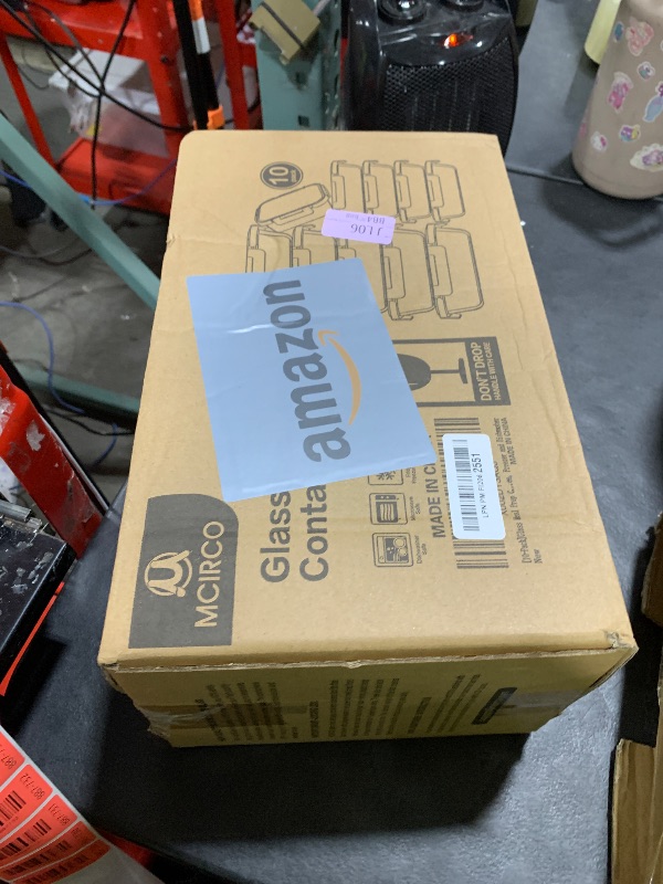 Photo 1 of [10-Pack] Glass Meal Prep Containers with Lids, MCIRCO Food Storage Containers with Snap Locking Lids, Airtight Lunch Containers, Microwave, Oven, Freezer and Dishwasher