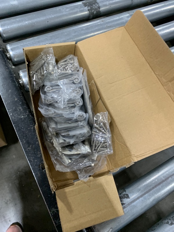 Photo 1 of  Rounded Satin Door Hinges Brushed Nickel 3.5 Inch Interior 3 1/2 Inch 5/8" Radius Corners Iron Bifold Silver Residential Bed Room Hinge for Doors Hardware Controls House Decor Accessories