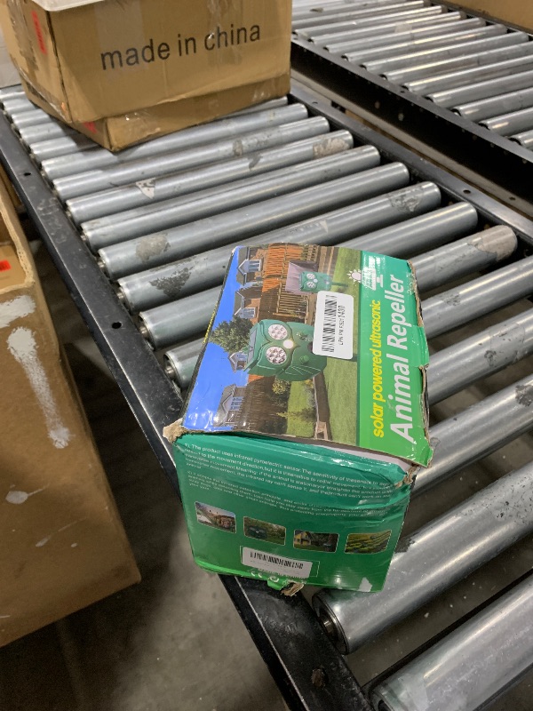 Photo 1 of [2025 Upgrade] Solar Animal Repellent Outdoor for Deer Squirrel Mole Rabbit Cat Skunk Bird Raccoon Dog, Waterproof Ultrasonic Pest Repeller with Motion Detector and LED for Yard Lawns Garden 2 Pack