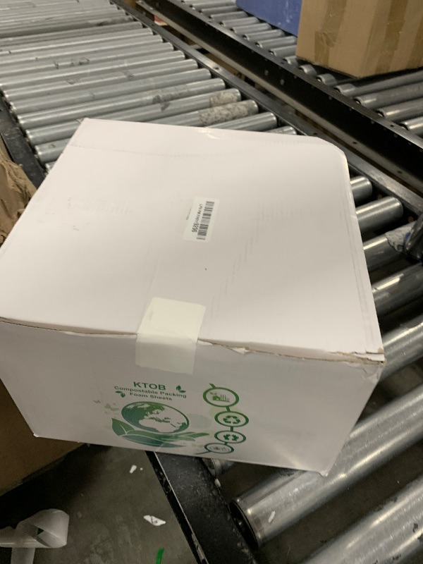 Photo 1 of 100% Compostable Packing Foam Sheets-KTOB 100 Pack 12”x 12”Eco Friendly Moving Supplies and Sustainable Packing Material for Fragile Items